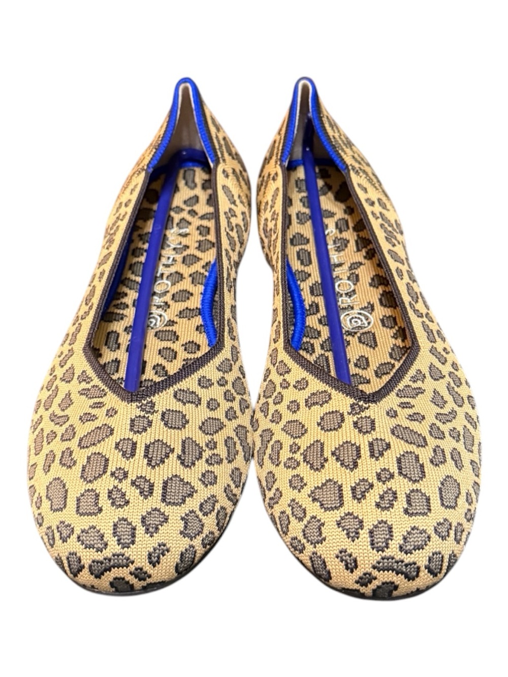 Rothy’s The Flat Spotted Leopard Print Knit Flats Size 10.5 BNIB